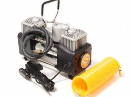 Forsage Компрессор поршневой автомобильный двухцилиндровый с фонарем в пластиковом. ..