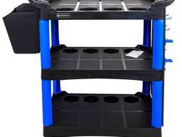 Forsage Тележка инструментальная пластиковая г/п 130кг (950х430х840мм, 3 полки, доп. .. .