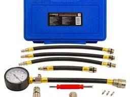 Forsage Тестер компрессии бензинового двигателя 10пр. (0-20bar), в кейсе 51330 F-907G08. ..