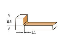 Фреза фуговальная HM Z6 D=52x6,5x83,5 RH S=12 922.034.11
