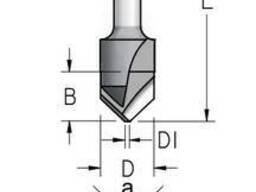 Фреза v-образная 90° WPW VE90123
