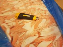 ASC, MSC frozen fish products from the cold store in Lithuania.