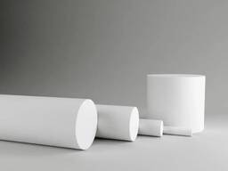 Фторопластовые стержни Дл. : 40–2000 мм, Диам. : 6–1500 мм, Марка: Ф–4; Ф–4К20 в Астане