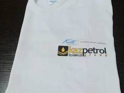 Футболки, майки с логотипом по индивидуальному заказу