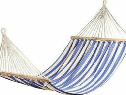 Гамак двухместный садовый «Relax» {150x200} полосатый