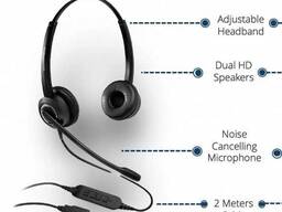 Операторлар мен кеңсе үшін GUV3000 — HD дыбысты USB гарнитура