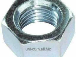 Гайка шестигранная М20 DIN 934 оцинкованная аналог ГОСТ 5915-5927 стандартный. ..