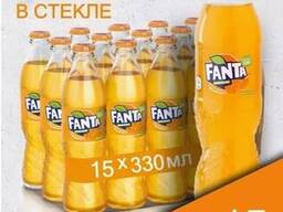 Газированный напиток Fanta 0,33 х 15 шт