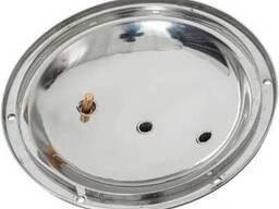 Газовый домашний автоклав "малыш газ нерж у" 22 л с фальшдном, с ушком