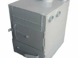 Котел комбинированный, на газе и твердом топливе до 80 кв.