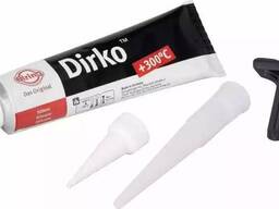 Герметик Dirko HT черный силиконовый 70мл (от -60С до +315С) Elring 006.553