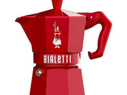 Гейзерная кофеварка Bialetti Moka Express Exclusive Red 9055, 3 чашки