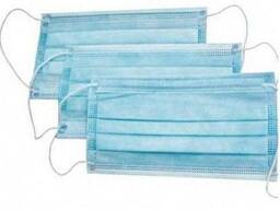Гигиенические лицевые трёхслойные маски