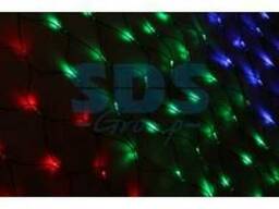 Гирлянда - сеть 1х1,5м, прозрачный Пвх, 96 Led Мультиколор