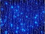 Led гирлянда " Шторки Занавес" 2*2м черный провод - фото 1