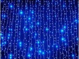 Led гирлянда " Шторки Занавес" 2*2м черный провод