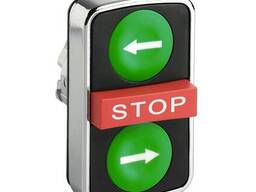 Головка тройной кнопки с маркировкой ZB4BA73133 Schneider Electric