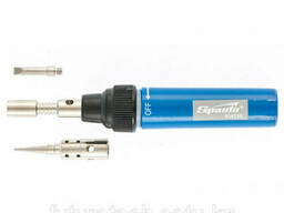 Горелка газовая, тип "Карандаш", 2 насадки для пайки, 130. ..