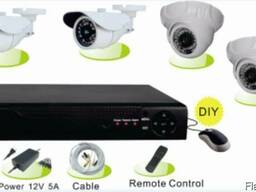 Готовый комплект видеонаблюдения на 4 камеры