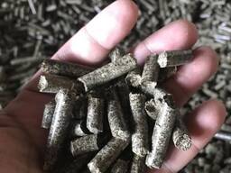 Гранулированный корм жмых семечки из лузги подсолнуха