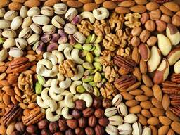 Грецкий, арахис, фундук, миндаль, кешью, фисташки, кедровый