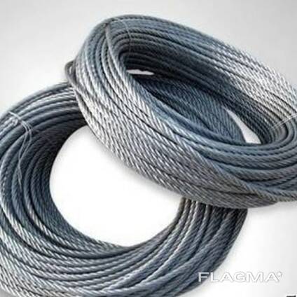 Стальной оцинкованный трос 8 мм din 3055 nfc 6х19 (бухта 100 м). Трос стальной 3 мм. 5 х/б d"35 мм 8м. Трос стальной 4мм 1м. 0 l6000м.