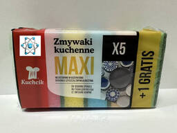Губка для посуды Kuchcik Maxi, 5+1шт