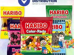 Haribo 150-200g, жевательный мармелад, множество вкусов, оптовые продажи