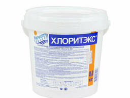 Химия для обработки воды в бассейне, Хлоритэкс, Вес - 800. ..