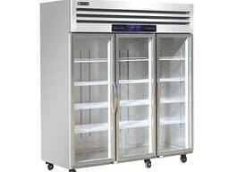 Холодильный шкаф со стеклом 3 дверный. t 10~2. VC4-1810B