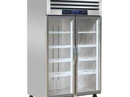 Холодильный шкаф со стеклом. t 10~2. 4 двери. VC4-1200B