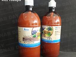 Хозяйственное жидкое мыло 72% 1л дозатор