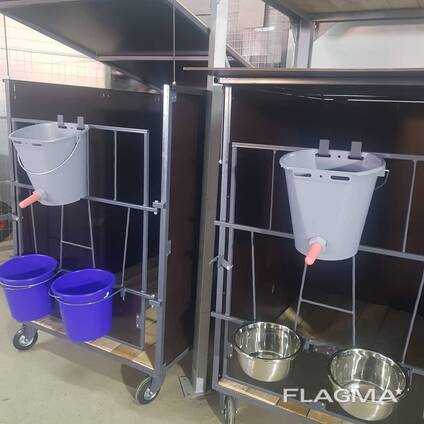 Индивидуальные мобильные домики для новорожденных телят