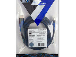 Интерфейсный кабель HDMI-HDMI SVC HR0300BL-P, 30В, Синий, Пол. пакет, 3 м