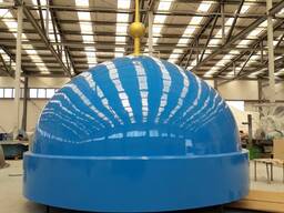 Изготовление куполов из стеклопластика