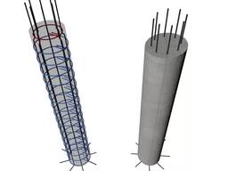 Изготовление буронабивных свай в Павлодаре