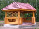 Изготовление домов, бань, беседок из оцилиндрованного бревна - фото 3