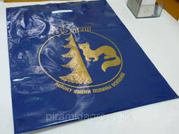 Изготовление подарочных пакетов с лого