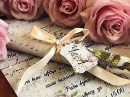 Изготовление пригласительных (свитки)