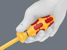 Изолированная отвёртка Wera Kraftform 1060 i VDE 0,6х3,5х100 мм 05051582001