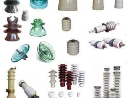 Изоляторы. Стеклянные, фарфоровые, полимерные