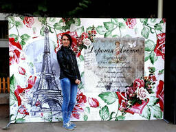 Изотовление пресс стены на праздник, день рождения