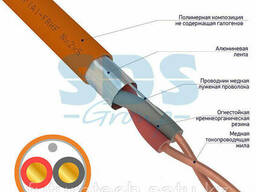 Кабель огнестойкий Rexant КПСЭнг(А)-FRHF 1x2x0,75 мм². ..