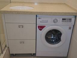 Каменные столешницы для ванных комнат