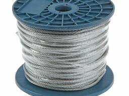 Канат DIN 3055 D= 1-36 мм, Покрытие: оцинкованный в Актобе