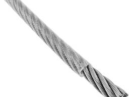Канат DIN 3055 Диам: 0,5-40 мм, Стандарт: DIN 3055, Покр: белый цинк… в Астане