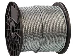 Канат ГОСТ 16853-80 D= 5-52 мм, светлый; оцинкованный; черный в Павлодаре