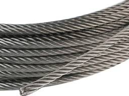 Канат ГОСТ 3077-80 D= 4,6-46 мм, светлый; оцинкованный; черный в Павлодаре