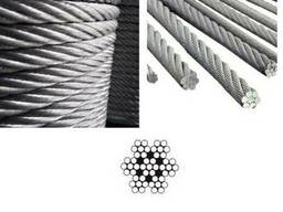 Канат стальной 10,5 - 16 ГОСТ 7669-80 оцинкованный смазка А