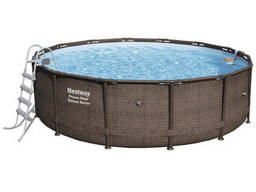 Каркасный бассейн Power Steel Deluxe 427 х 107 см, Bestway